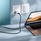 BWOO USB-C to USB-C Charging Cable with LED Display 65W (1M) – Black [BO-X323C-C]