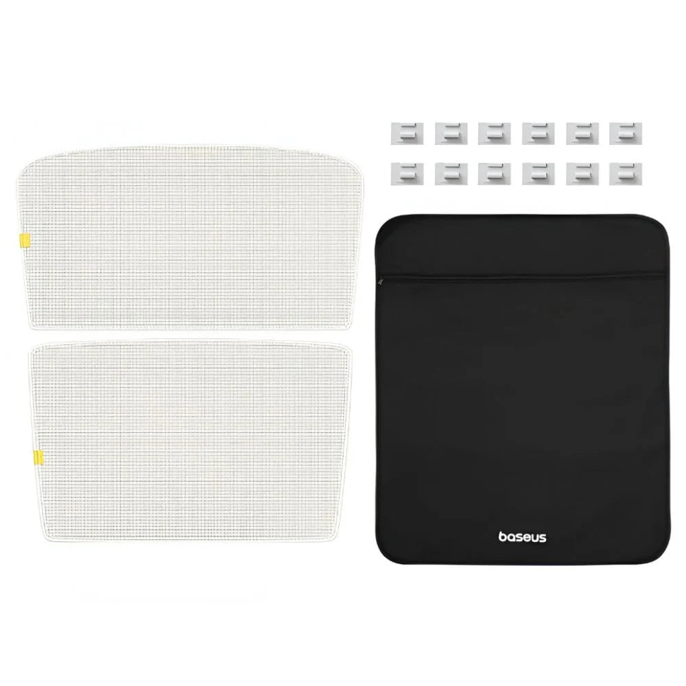 Baseus T-Space Series Car Skylight Sunshade For Tesla Model 3 (White)