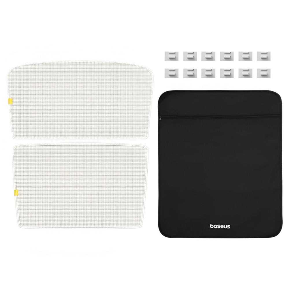 Baseus T-Space Series Car Skylight Sunshade For Tesla Model Y (White)