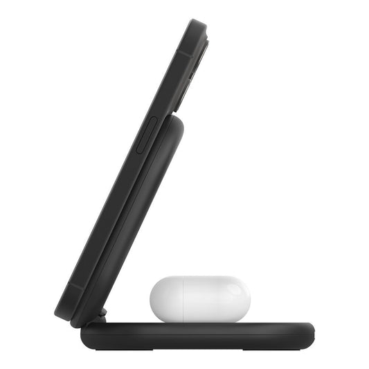 Belkin BoostCharge 2-in-1 Foldable 15W Wireless Charger Qi2 with 36W Wall Charger – Black
