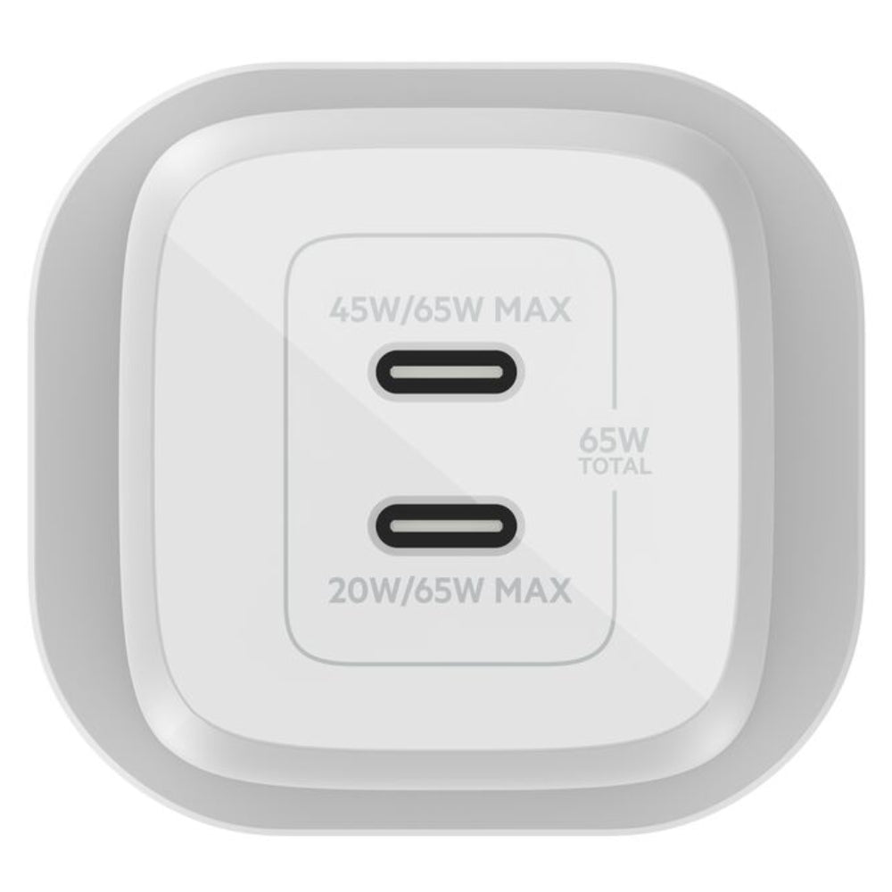 Belkin BoostUp Pro Charge Dual USB-C 65W GaN Wall Charger