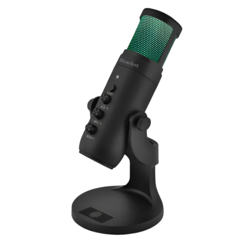 BlueAnt StreamX USB Microphone with LED Lights