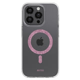 Bryten MagFX MagSafe Case For iPhone 15 Pro Max - Pink Glitter