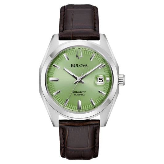 Bulova Surveyor Automatic Green Dial Men’s Watch (96B427)