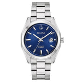 Bulova Classic Surveyor Automatic Blue Dial Men’s Watch (96B436)
