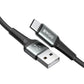 BWOO USB-A to Type-C Fast Charging Data Cable (2M)(BO-X288C-2M) – Black