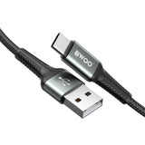 BWOO USB-A to Type-C Fast Charging Data Cable (2M)(BO-X288C-2M) – Black