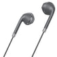 BWOO Hi-Fi Sound Quality Stereo Wired Earphones (1.2M)(BO-HF20) – Black