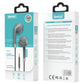 BWOO Hi-Fi Sound Quality Stereo Wired Earphones (1.2M)(BO-HF20) – Black