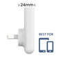 EFM 45W Slimline Wall Charger With GaN Power Delivery and PPS – White