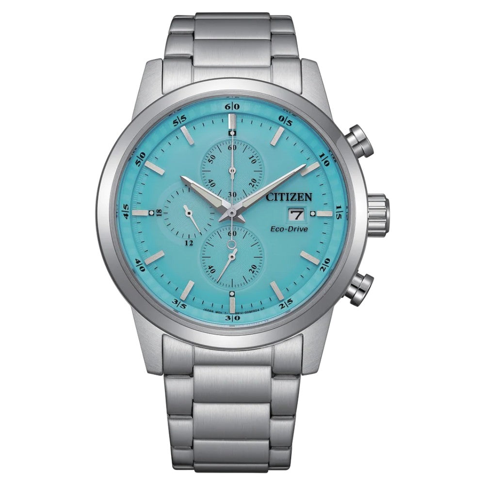 Citizen Chronograph Eco-Drive Blue Dial Men's Watch (CA0748-80L)