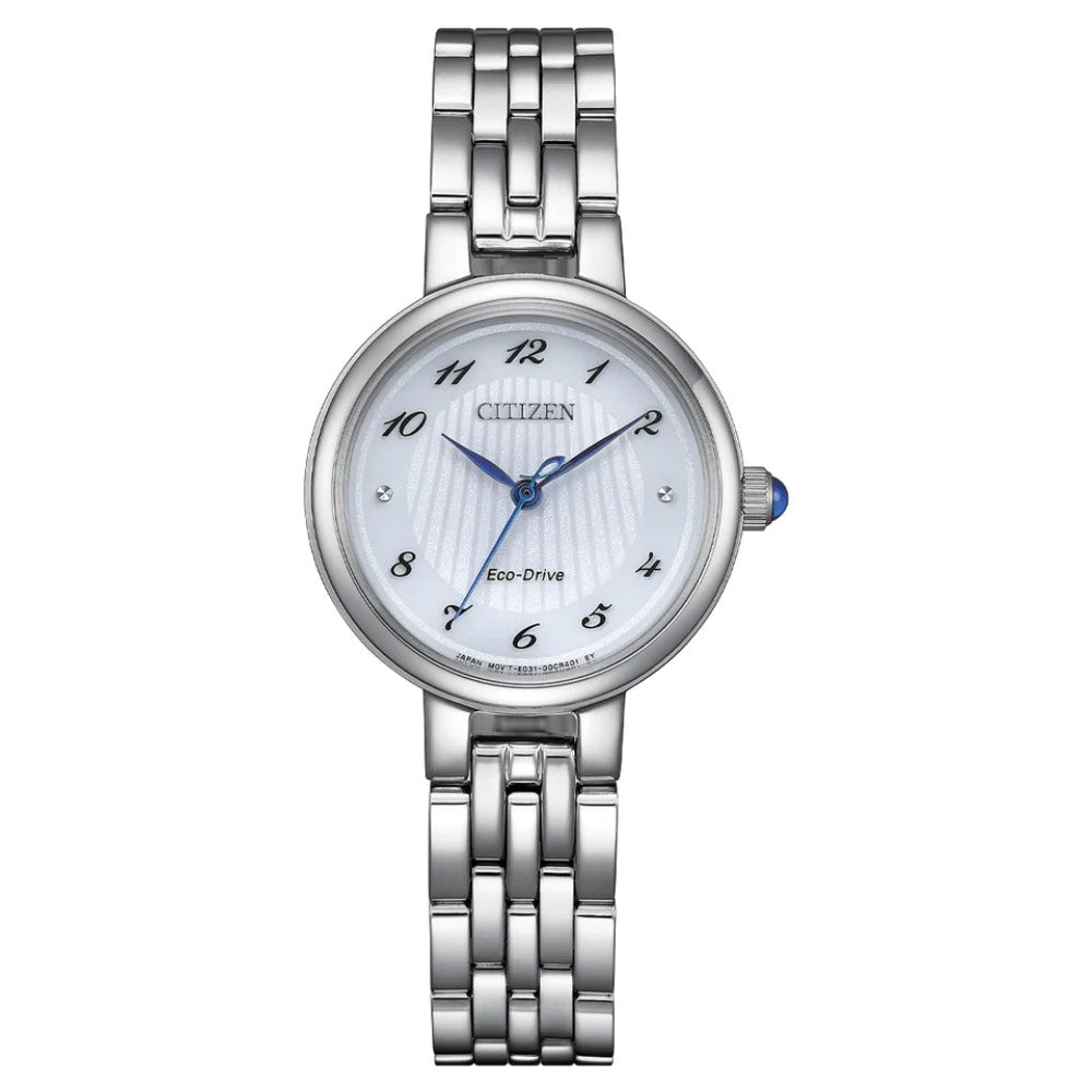 Citizen Eco-Drive White Dial Stainless Steel Women's Watch (EM0990-81A)