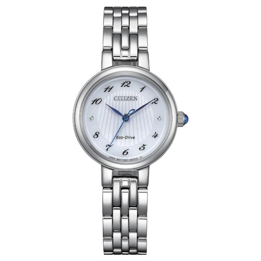 Citizen Eco-Drive White Dial Stainless Steel Women's Watch (EM0990-81A)