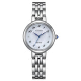 Citizen Eco-Drive White Dial Stainless Steel Women's Watch (EM0990-81A)