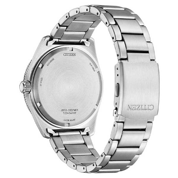 Citizen Eco-Drive Black Dial Stainless Steel Dress Men’s Watch (AW1760-81E)