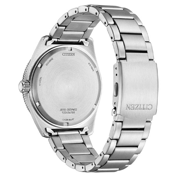 Citizen Eco-Drive Blue Dial Stainless Steel Dress Men’s Watch (AW1761-89L)