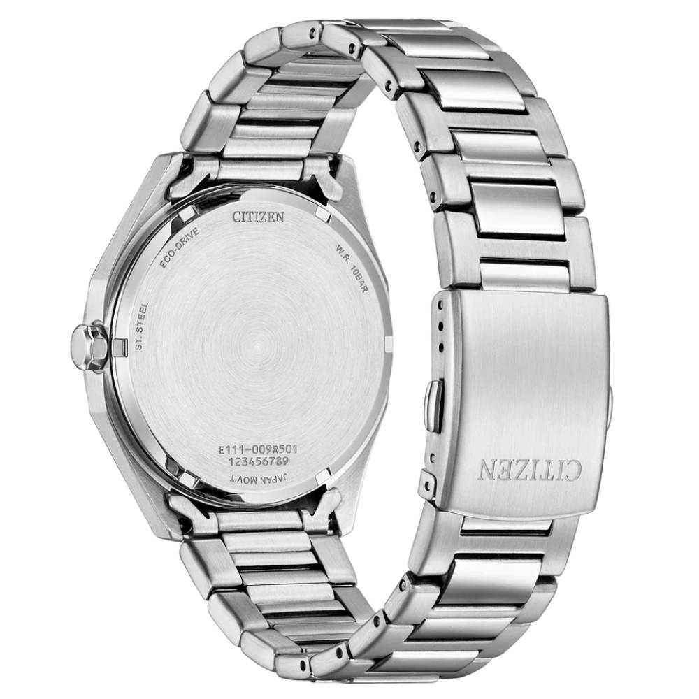 Citizen Classic Eco-Drive Orange Dial Stainless Steel Men's Watch (BM7630-80Z)