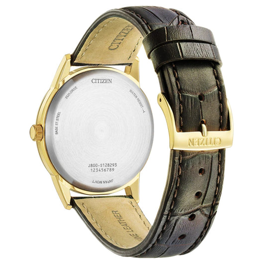 Citizen Eco-Drive Light Ivory Dial Men’s Watch (AW0102-13A)