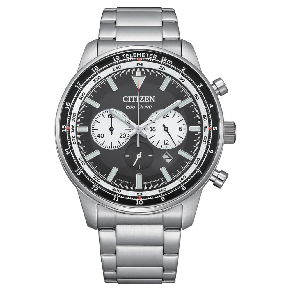 Citizen Eco-Drive Chronograph Black Dial Men’s Watch (CA4500-91E)
