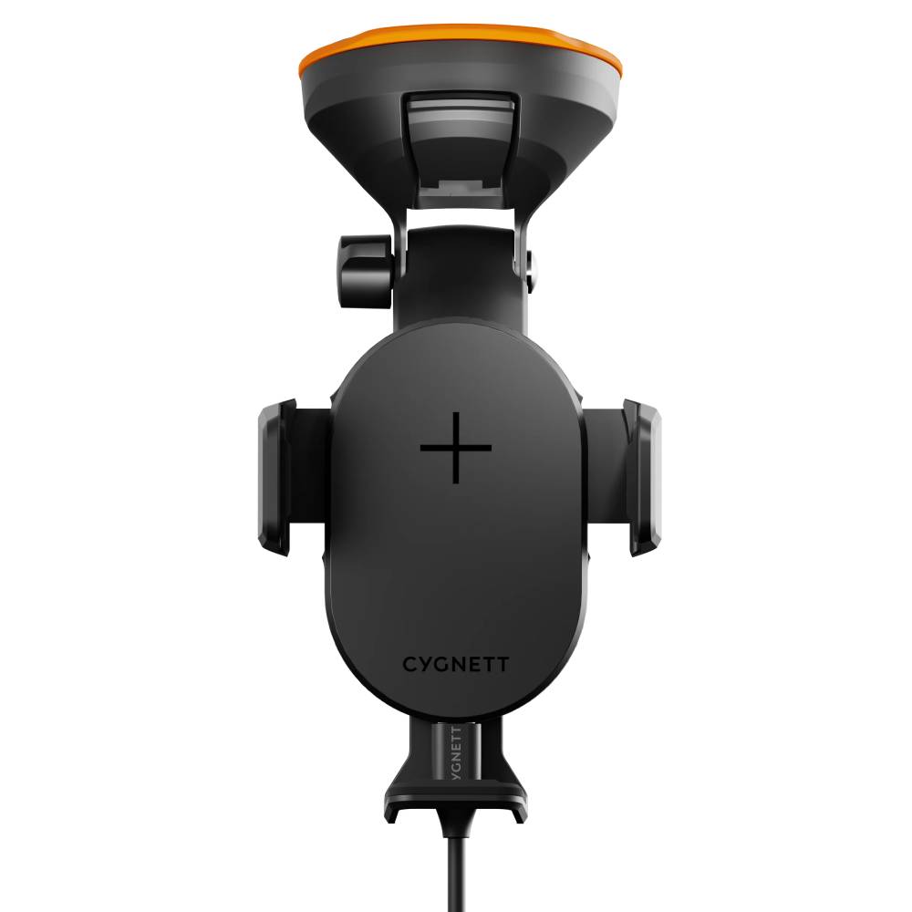 Cygnett 15W EasyMount Universal Extendable Mount & Wireless Charger – Black