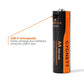 Cygnett AA USB-C Rechargeable Battery – 4 Pack – Black [CY5875CCCRB]