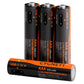 Cygnett AAA USB-C Rechargeable Battery – 4 Pack – Black [CY5874CCCRB]