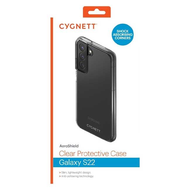 Cygnett AeroShield Protective Case For Galaxy S22 - Clear