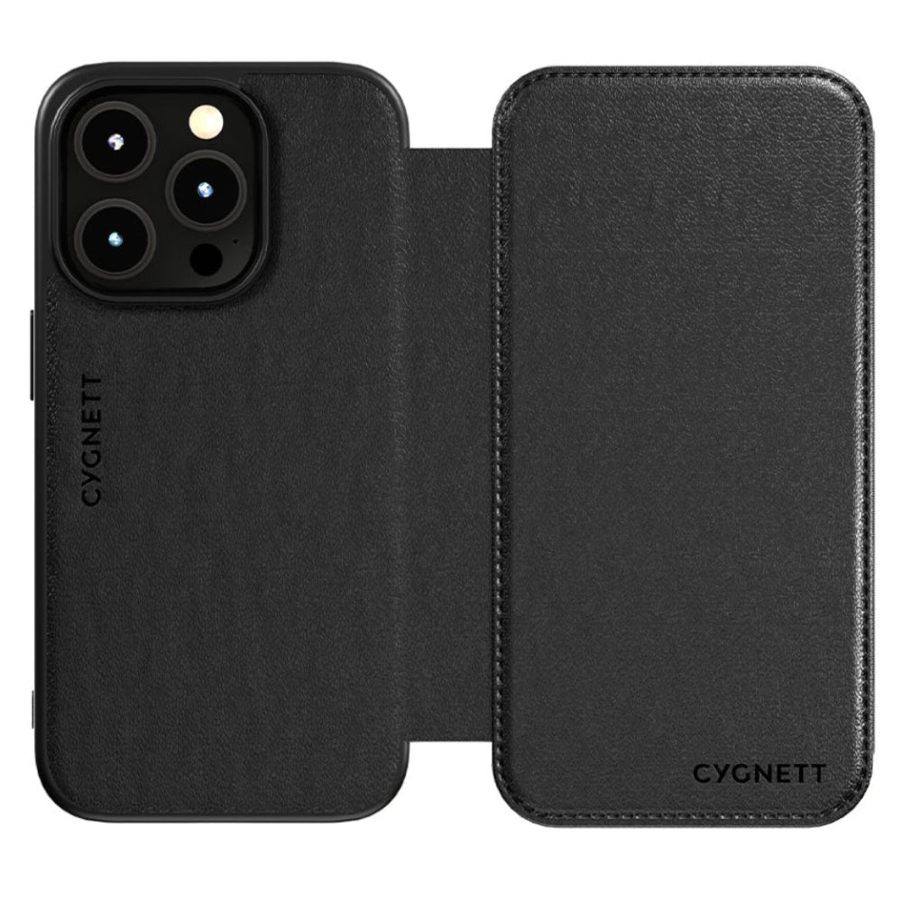 Cygnett Magnetic MagSafe Wallet Case For iPhone 15 Pro Max - Black