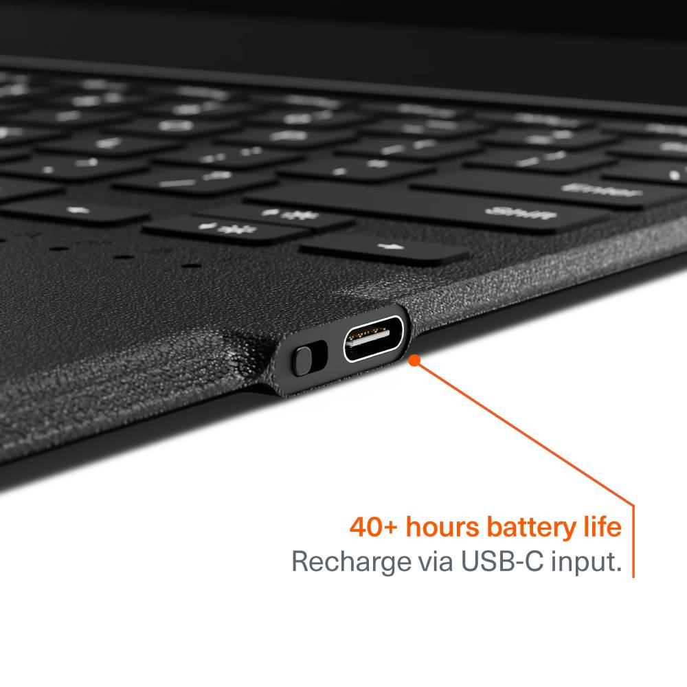 Cygnett Mag Keyboard Magnetic Wireless Keyboard Case  For Microsoft Surface 11th, X, 10th, 9th & 8th Gen - Black