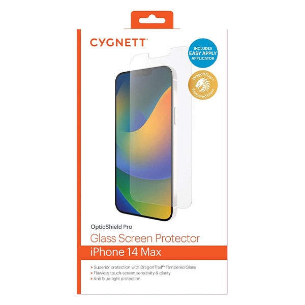 Cygnett Opticshield Pro Glass Screen Protector For iPhone 14 Plus - Clear
