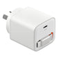 Cygnett PowerPlus 65W USB-C GaN Wall Charger with 80cm Retractable Cable – White