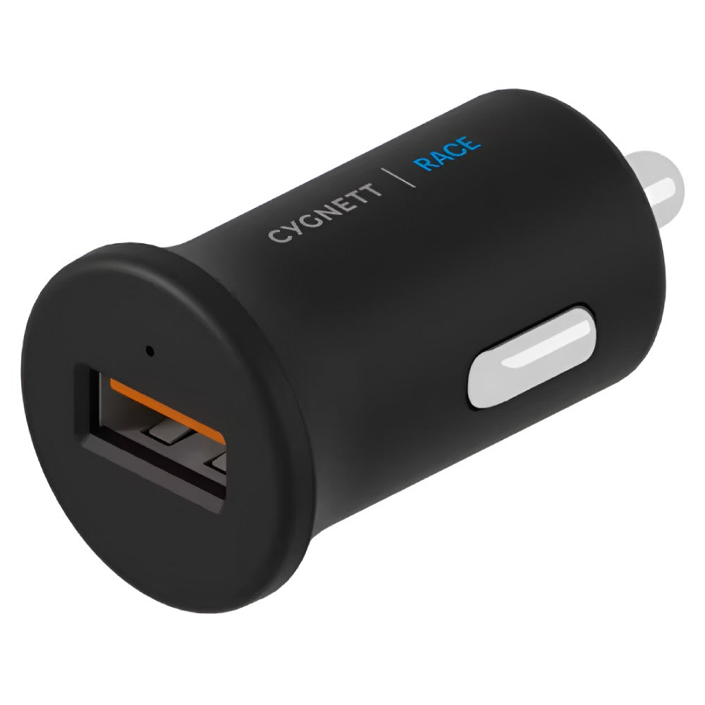 Cygnett Wireless 10W Vent Car Charger Mount + Car Charger and Cable – Black
