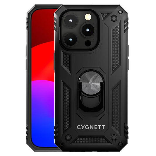 Cygnett Rugged Case For iPhone 15 Pro - Black
