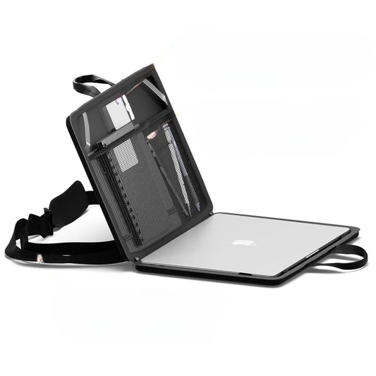 Cygnett Rugged Laptop Sleeve with Handle + Shoulder Strap (Suits Medium 15-16 inch) – Black