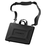 Cygnett Rugged Laptop Sleeve with Handle + Shoulder Strap (Suits Medium 15-16 inch) – Black