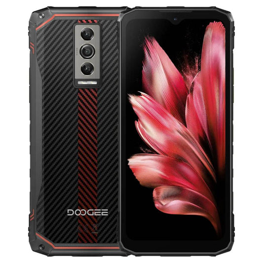 DOOGEE Blade10 4G (6.56-Inch, 4GB RAM+128GB Storage) Rugged SmartPhone – Red
