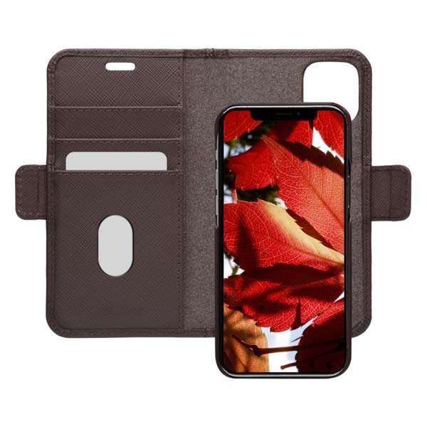 Dbramante Detachable New York Case For iPhone 12 Mini - Dark Chocolate