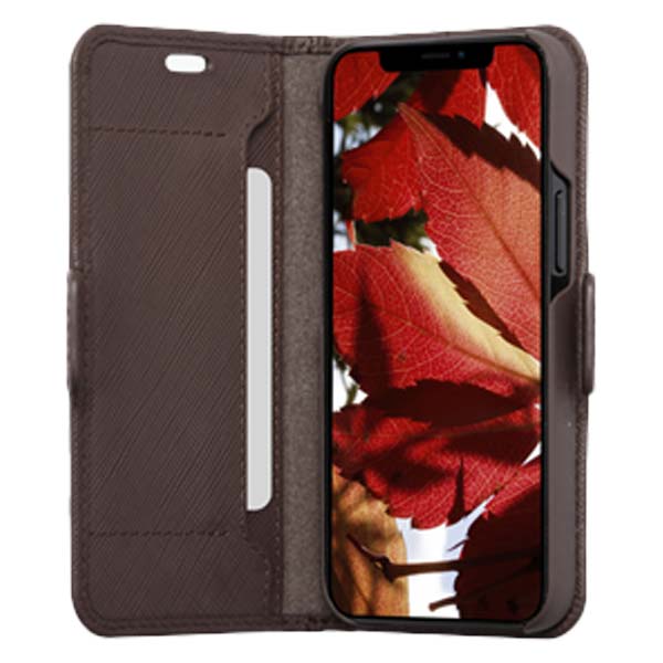 Dbramante Detachable New York Case For iPhone 12 Mini - Dark Chocolate