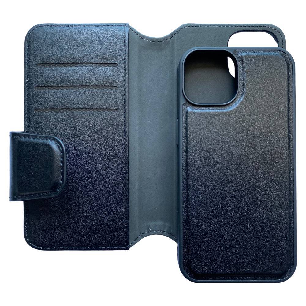 Mobling Leather Magnetic Magsafe Wallet For iPhone 14 Pro Max - Black
