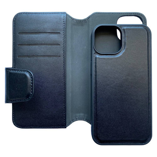 Mobling Leather Magnetic Magsafe Wallet For iPhone 14 Pro Max - Black