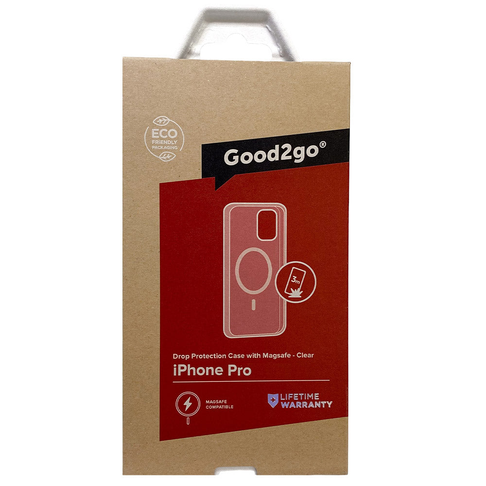 Good 2 Go Drop Protection MagSafe Case For iPhone 14 Pro - Clear