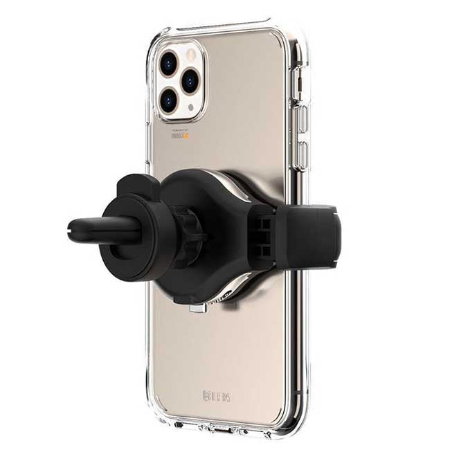 EFM 15W Wireless Car Vent Mount Charger With 18W Car Charger - Graphite