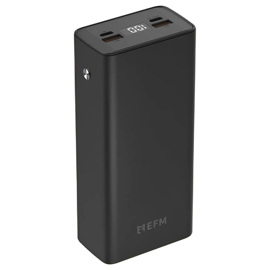 EFM 30,000mAh Digital Power Bank With 20W Output – Black