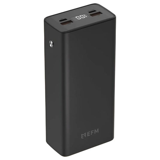 EFM 30,000mAh Digital Power Bank With 20W Output – Black