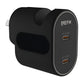 EFM 35W Dual Type-C Port Wall Charger With Power Delivery and PPS – Black