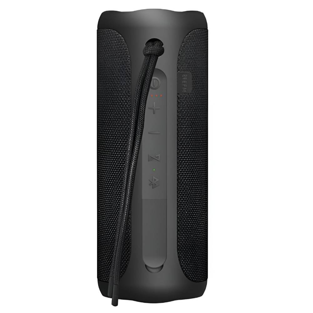 EFM Austin Bluetooth Speaker - with LED Colour Glow - Charcoal Black