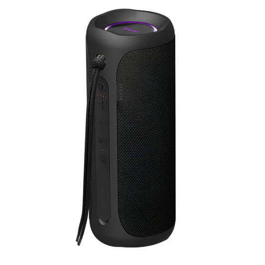 EFM Austin Bluetooth Speaker - with LED Colour Glow - Charcoal Black