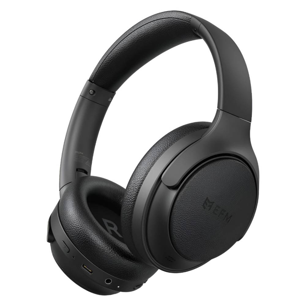 EFM Austin Studio Lite Over Ear Headphones With ANC (Black)