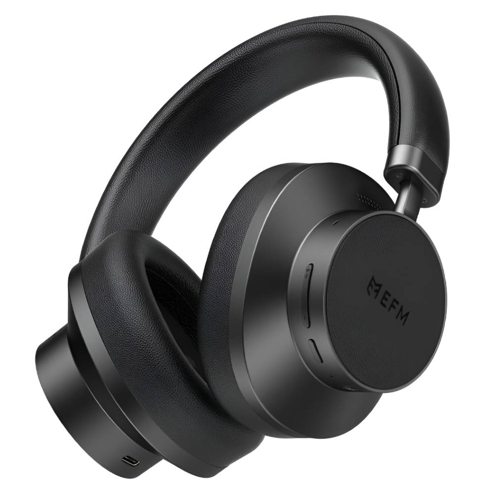 EFM Austin Studio Pro Over Ear Headphones With Hybrid ANC (Black)