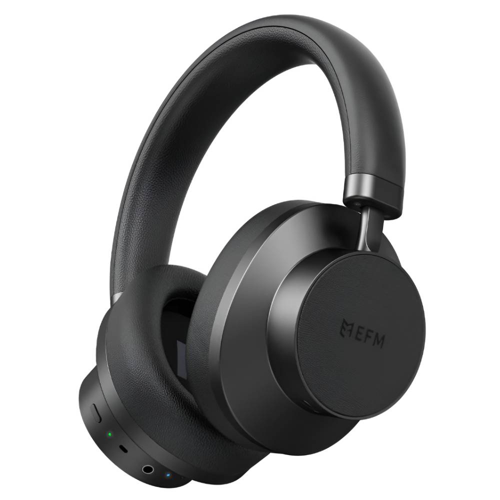 EFM Austin Studio Pro Over Ear Headphones With Hybrid ANC (Black)